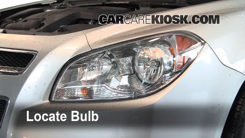 2010 Chevrolet Malibu LT 2.4L 4 Cyl. Lights Highbeam (replace bulb)